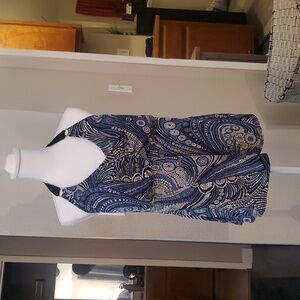 Swim Top Tankini Halter Style Top 26w Plus Size Merona